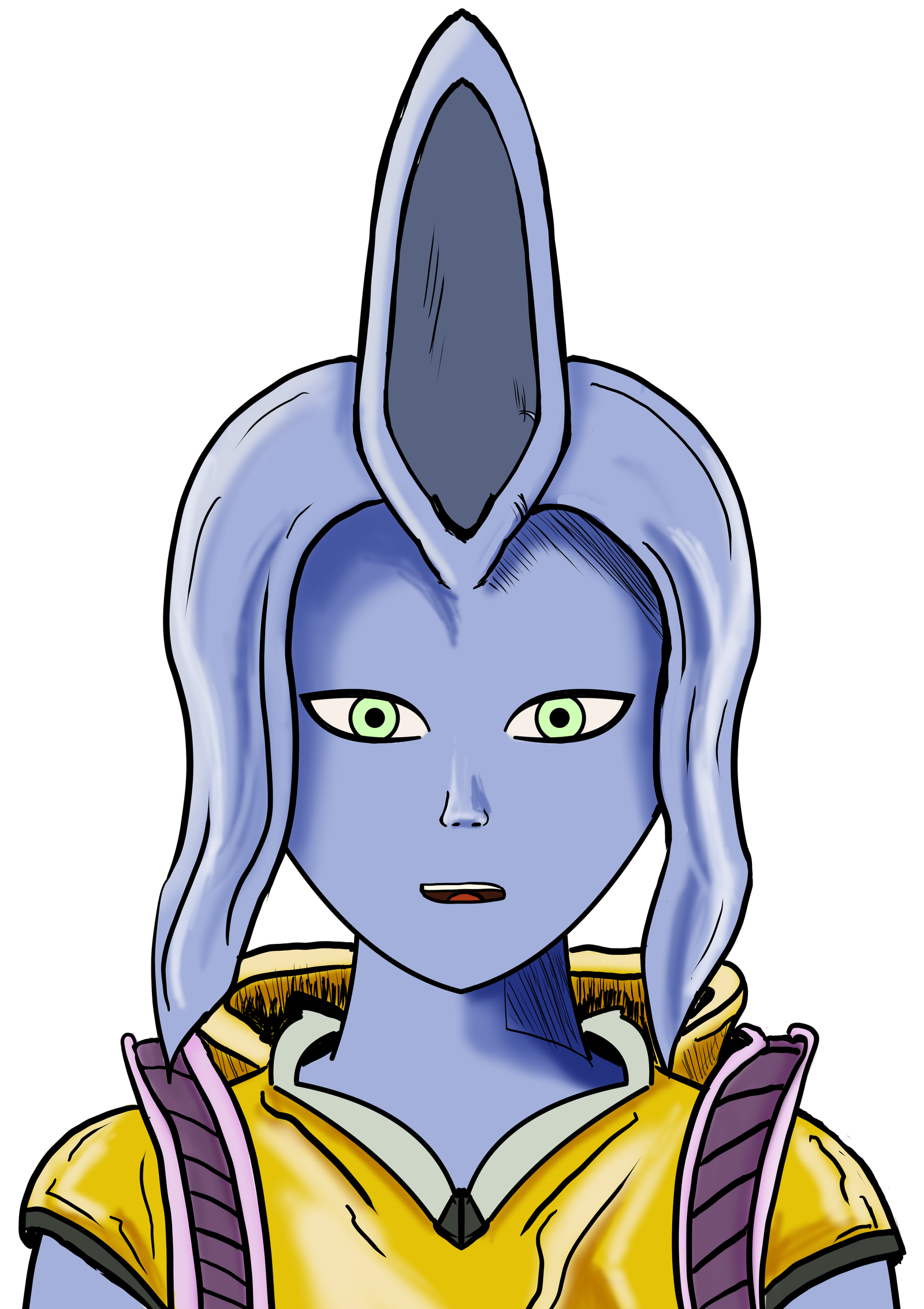 Un dessin de Lucinda en train de discuter